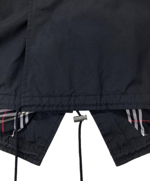 BURBERRY BLACK LABEL（バーバリーブラックレーベル）BURBERRY BLACK LABEL (バーバリーブラックレーベル) ライナー付モッズコート ブラック サイズ:Mの古着・服飾アイテム
