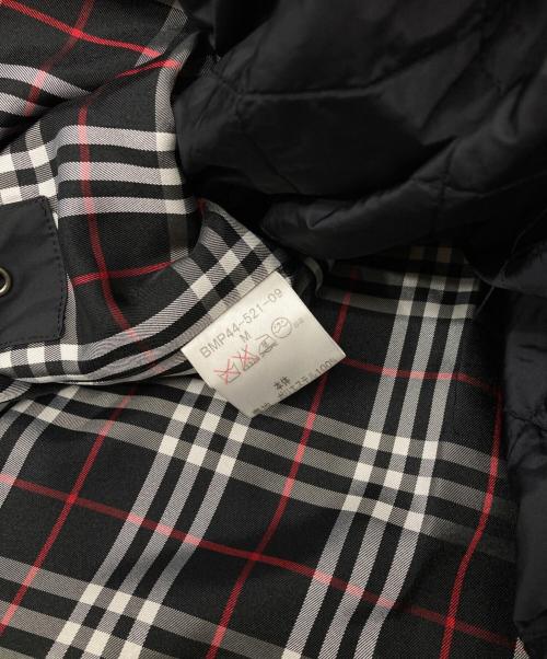 BURBERRY BLACK LABEL（バーバリーブラックレーベル）BURBERRY BLACK LABEL (バーバリーブラックレーベル) ライナー付モッズコート ブラック サイズ:Mの古着・服飾アイテム