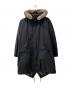 BURBERRY BLACK LABEL（バーバリーブラックレーベル）の古着「ライナー付モッズコート」｜ブラック