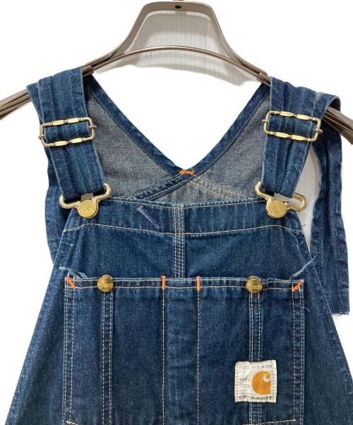 CarHartt（カーハート）CarHartt (カーハート) 100U/YEARS/オーバーオール インディゴ サイズ:W73　H91の古着・服飾アイテム