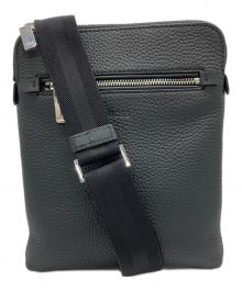 BOSS（ボス）の古着「ショルダーバッグ/エンベロープバッグ レザー」｜ブラック