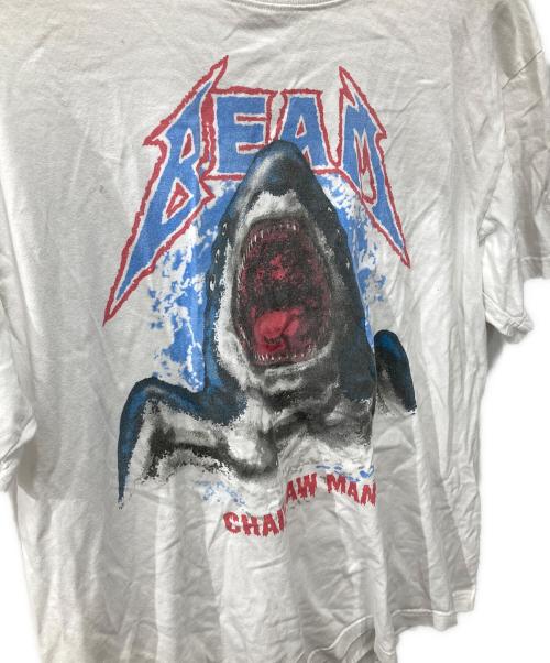 glamb（グラム）glamb (グラム) Beam T-shirt/プリントTシャツ ホワイト サイズ:Lの古着・服飾アイテム