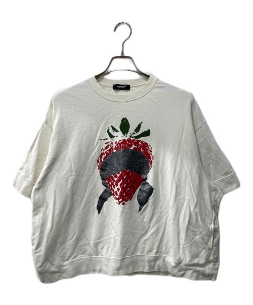 UNDERCOVER（アンダーカバー）UNDERCOVER (アンダーカバー) 半袖スウェット ホワイト サイズ:2の古着・服飾アイテム