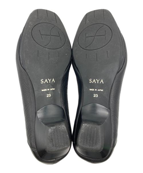 SAYA（サヤ）SAYA (サヤ) パンプス ブラック サイズ:23の古着・服飾アイテム