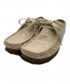 CLARKS×SUPREMEクラークス×シュプリーム）の古着「ローカットスニーカー/Patent Leather Wallabee / パテントレザーワラビー」｜ベージュ