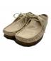 CLARKS（クラークス）の古着「ローカットスニーカー/Patent Leather Wallabee / パテントレザーワラビー」｜ベージュ