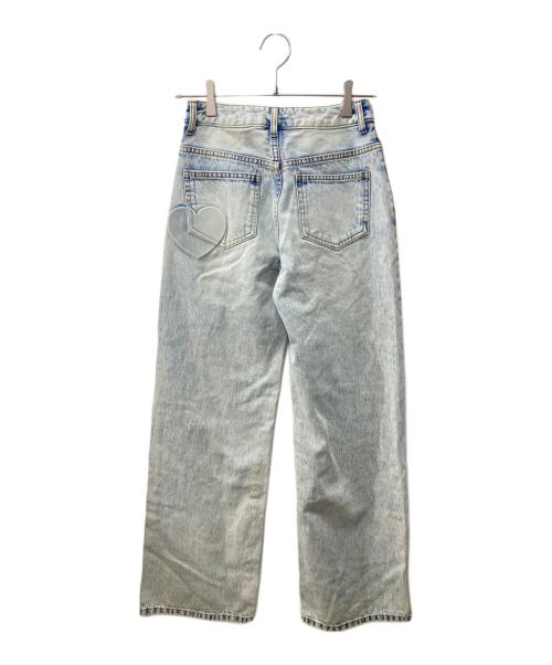 ANDMARY（アンドマリー）ANDMARY (アンドマリー) デニムパンツ/Heart plump denim インディゴ サイズ:S 未使用品の古着・服飾アイテム