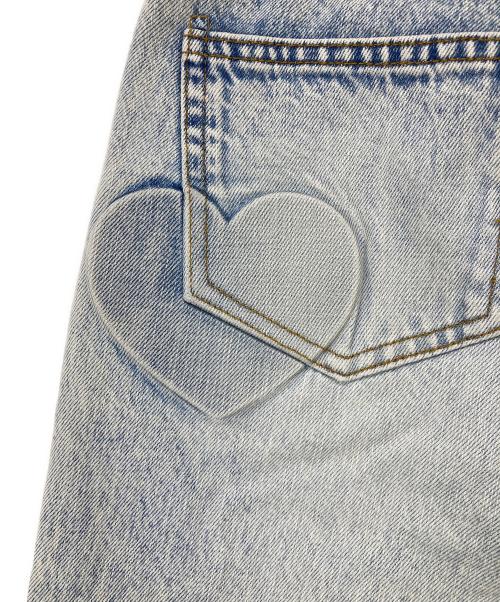 ANDMARY（アンドマリー）ANDMARY (アンドマリー) デニムパンツ/Heart plump denim インディゴ サイズ:S 未使用品の古着・服飾アイテム