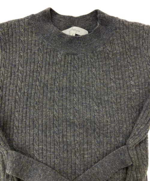Rirandture（リランドチュール）Rirandture (リランドチュール) ニットワンピース/4WAYケーブルワンピースSET グレー サイズ:1の古着・服飾アイテム