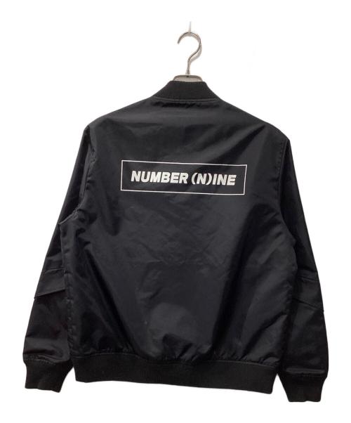 NUMBER (N)INE（ナンバーナイン）NUMBER (N)INE (ナンバーナイン) MA-1ジャケット ブラック サイズ:Mの古着・服飾アイテム