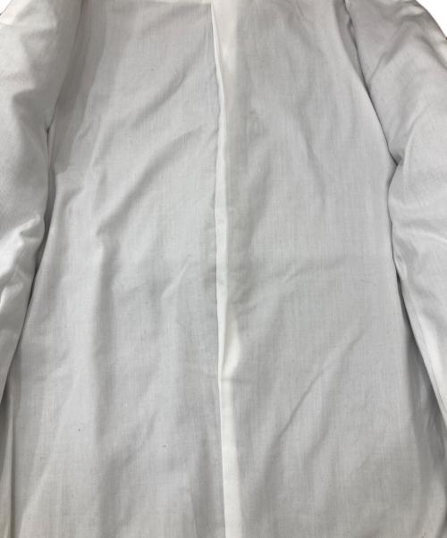 MACPHEE（マカフィー）MACPHEE (マカフィー) ウールヘリンボーン ワイドスリーブハーフコート ブラウン サイズ:36の古着・服飾アイテム