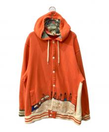 NIGEL CABOURN×VANS VAULT（ナイジェルケーボン×バンズボルト）の古着「スナップボタンパーカー」｜オレンジ