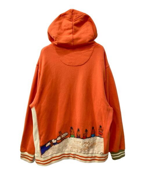 NIGEL CABOURN（ナイジェルケーボン）NIGEL CABOURN (ナイジェルケーボン) VANS VAULT (バンズボルト) スナップボタンパーカー オレンジ サイズ:Ⅼの古着・服飾アイテム