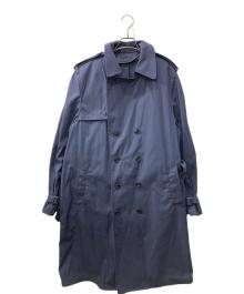 U'S NAVY（ユーエスネイビー）の古着「オールドウェザーコート/トレンチコート」｜ネイビー