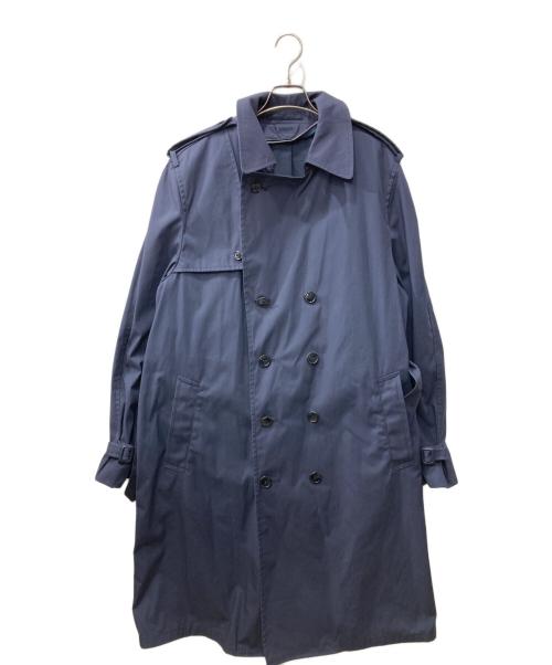 U'S NAVY（ユーエスネイビー）U'S NAVY (ユーエスネイビー) オールドウェザーコート/トレンチコート ネイビー サイズ:44Ⅼの古着・服飾アイテム