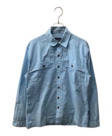 Patagonia（パタゴニア）の古着「メンズ・ロングスリーブ・アイランド・ホッパー・シャツ」｜ブルー