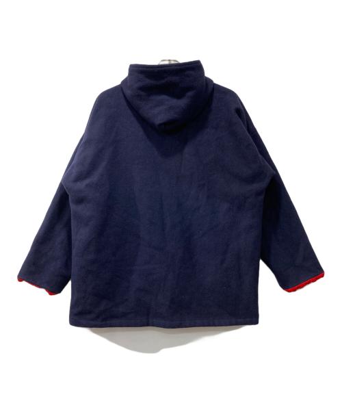 USED（ユーズド）USED (ユーズド) リバーシブルフーデッドジャケット ネイビー×レッド サイズ:不明の古着・服飾アイテム