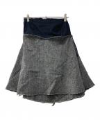 Harris Tweed×OWILハリスツイード×アウル）の古着「ハリスツイードビスチェ」｜グレー