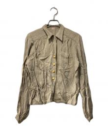 スウェーデン軍（スウェーデン軍）の古着「40-50’s ナースシャツ」｜ブラウン