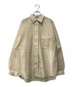 MAISON SPECIALメゾンスペシャル）の古着「【LIMITED EDITION】Prime-Over Regular Collar Shirt」｜ベージュ
