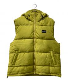RVCA（ルーカ）の古着「VISOR HOODED PUFFER VEST/中綿ベスト」｜イエロー