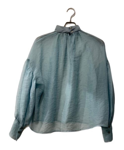 CLANE（クラネ）CLANE (クラネ) シアーパフトップス ブルー サイズ:1の古着・服飾アイテム