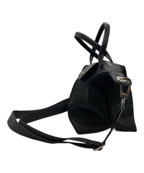 LONGCHAMP（ロンシャン）LONGCHAMP (ロンシャン) ハンドバッグ/ プリアージュエナジー S トップハンドルバッグ ブラックの古着・服飾アイテム