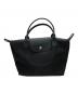 LONGCHAMP（ロンシャン）の古着「ハンドバッグ/ プリアージュエナジー S トップハンドルバッグ」｜ブラック