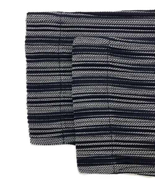 HOMME PLISSE ISSEY MIYAKE（オム プリッセ イッセイ ミヤケ）HOMME PLISSE ISSEY MIYAKE (オム プリッセ イッセイ ミヤケ) カラミ織りプリーツストレートパンツ ブラック サイズ:１の古着・服飾アイテム