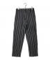 HOMME PLISSE ISSEY MIYAKE (オム プリッセ イッセイ ミヤケ) カラミ織りプリーツストレートパンツ ブラック サイズ:１：18000円