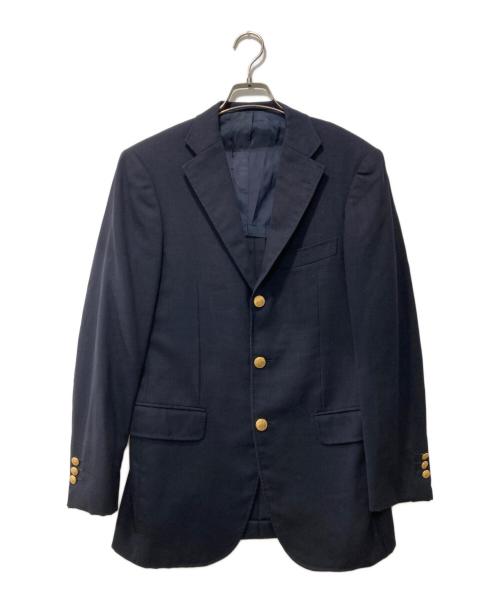 RING JACKET（リングジャケット）RING JACKET (リングジャケット) 3B金釦ブレザー ネイビー サイズ:46Rの古着・服飾アイテム