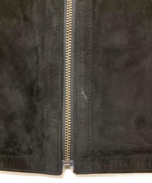 caliga pelle（-）caliga pelle (-) レザージップジャケット ブラック サイズ:Mの古着・服飾アイテム