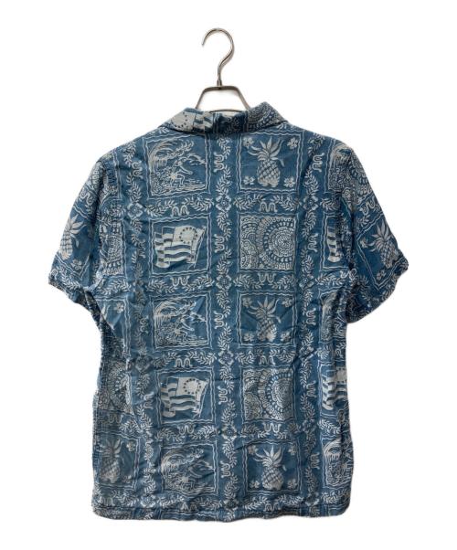 REMI RELIEF（レミレリーフ）REMI RELIEF (レミレリーフ) オープンカラーシャツ ブルー サイズ:Mの古着・服飾アイテム
