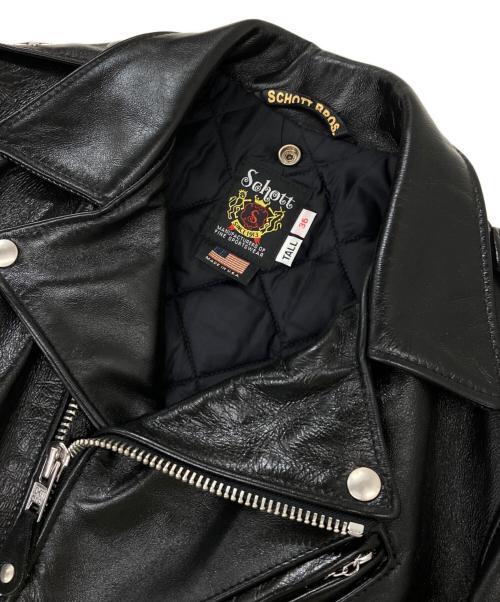 Schott（ショット）Schott (ショット) 613UHT HORSEHIDE ONE STAR /レザーライダースジャケット ブラック サイズ:36　TALLの古着・服飾アイテム