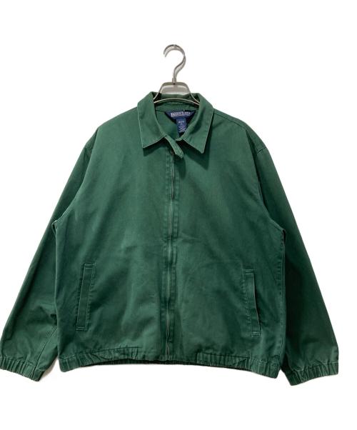 LAND'S END（ランズエンド）LAND'S END (ランズエンド) 90s/ジップジャケット グリーン サイズ:Mの古着・服飾アイテム
