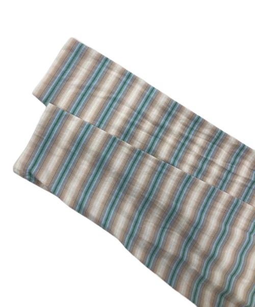 AURALEE（オーラリー）AURALEE (オーラリー) GRADIENT STRIPE JERSEY L/S TEE/ロングスリーブカットソー ベージュ サイズ:５の古着・服飾アイテム