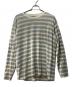 AURALEE（オーラリー）の古着「GRADIENT STRIPE JERSEY L/S TEE/ロングスリーブカットソー」｜ベージュ