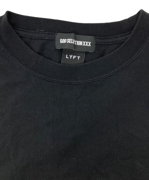 GOD SELECTION XXX（ゴッド セレクション トリプルエックス）GOD SELECTION XXX (ゴッド セレクション トリプルエックス) Lyft (リフト) ロングスリーブカットソー ブラック サイズ:Lの古着・服飾アイテム