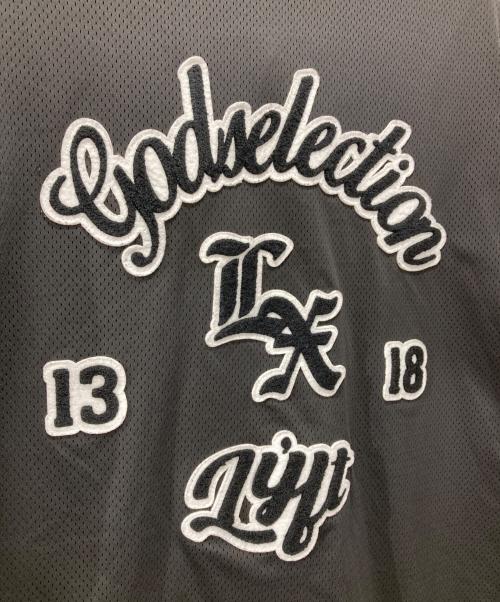 GOD SELECTION XXX（ゴッド セレクション トリプルエックス）GOD SELECTION XXX (ゴッド セレクション トリプルエックス) Lyft (リフト) ベースボールシャツ ブラック サイズ:Mの古着・服飾アイテム