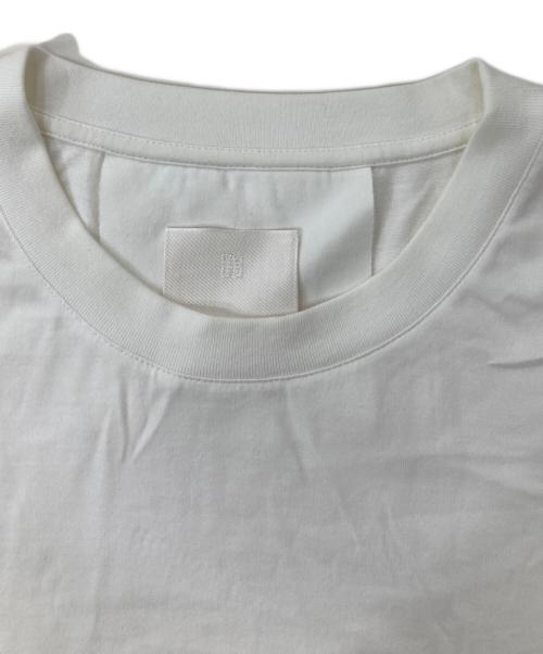 GIVENCHY（ジバンシィ）GIVENCHY (ジバンシィ) リバースエフェクト ロゴ クルーネック Tシャツ ホワイト サイズ:XLの古着・服飾アイテム