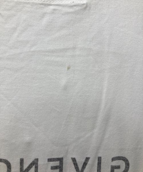 GIVENCHY（ジバンシィ）GIVENCHY (ジバンシィ) リバースエフェクト ロゴ クルーネック Tシャツ ホワイト サイズ:XLの古着・服飾アイテム