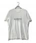 GIVENCHY（ジバンシィ）の古着「リバースエフェクト ロゴ クルーネック Tシャツ」｜ホワイト