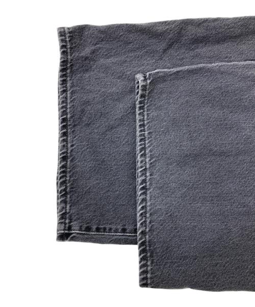 LEVI'S PReMIUM（リーバイス プレミアム）LEVI'S PReMIUM (リーバイス プレミアム) FOLDED PLEATED BAGGY ブラック LOSE CONTROL/ブラックデニムパンツ ブラック サイズ:28の古着・服飾アイテム