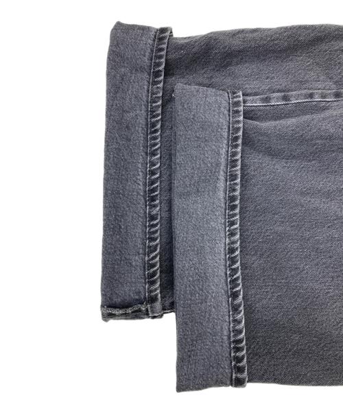 LEVI'S PReMIUM（リーバイス プレミアム）LEVI'S PReMIUM (リーバイス プレミアム) FOLDED PLEATED BAGGY ブラック LOSE CONTROL/ブラックデニムパンツ ブラック サイズ:28の古着・服飾アイテム