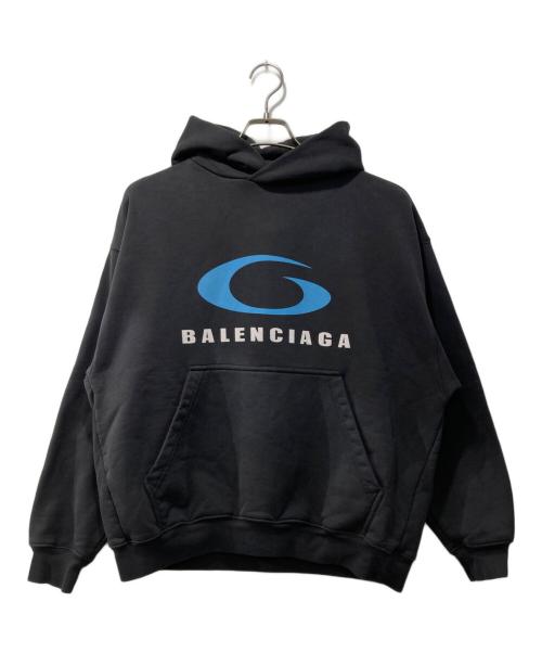BALENCIAGA（バレンシアガ）BALENCIAGA (バレンシアガ) LOOP SPORTS ICON/パーカー ブラック サイズ:XXSの古着・服飾アイテム