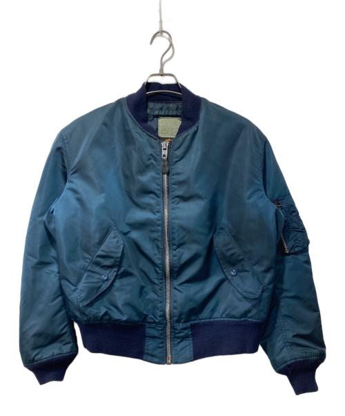 ALPHA（アルファ）ALPHA (アルファ) 80s-90s/USA製/フライトジャケット ネイビー サイズ:Mの古着・服飾アイテム