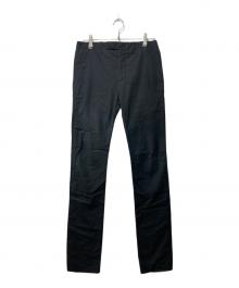 DIOR HOMME（ディオール オム）の古着「コットンストレートパンツ」｜ブラック