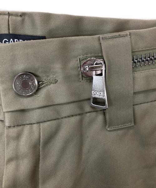 DOLCE & GABBANA（ドルチェ＆ガッバーナ）DOLCE & GABBANA (ドルチェ＆ガッバーナ) マルチジップパンツ カーキ サイズ:44の古着・服飾アイテム