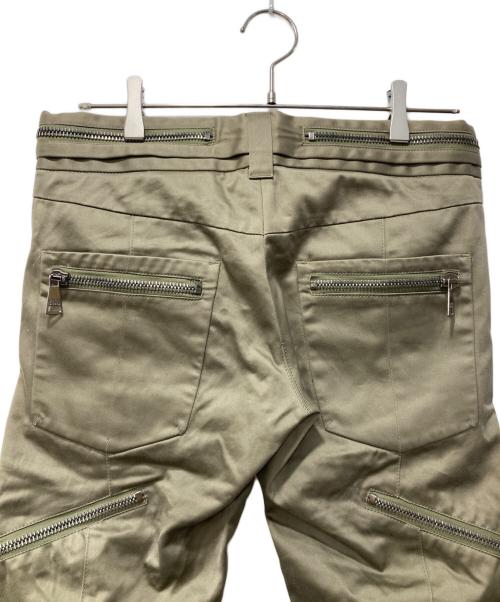 DOLCE & GABBANA（ドルチェ＆ガッバーナ）DOLCE & GABBANA (ドルチェ＆ガッバーナ) マルチジップパンツ カーキ サイズ:44の古着・服飾アイテム