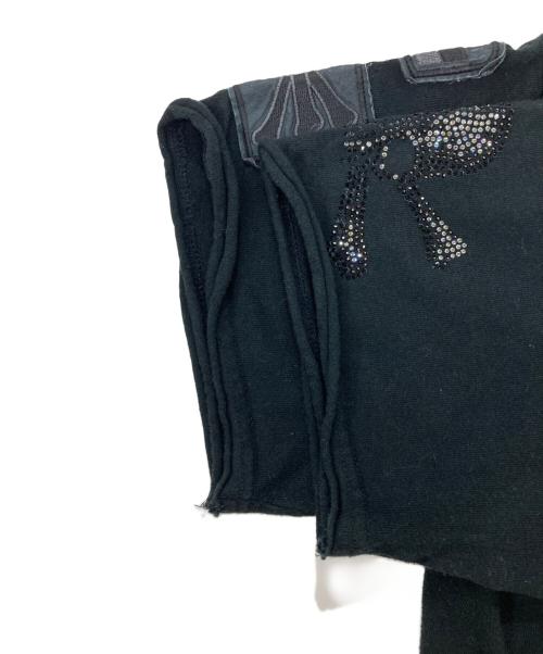 Roen（ロエン）Roen (ロエン) マルチワッペンスカルプリント半袖カットソー ブラック サイズ:46の古着・服飾アイテム